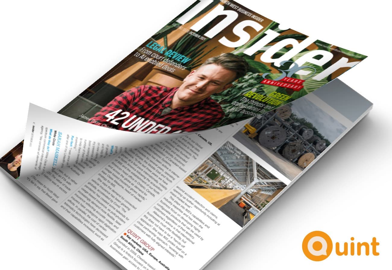 Quint Group featured in Global Growth 100